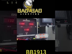 Estilo retangular Amarelo Azul Vermelho Branco Alto brilho Spotlight de motocicleta