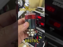 H4 BA20D Casca preta 80V Luz LED Universal para Motos