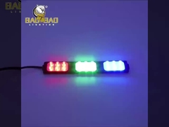 Disponível Fancy Light Bar 18 LED Module Lamp Vermelho Azul Flashing Decoração de bicicleta