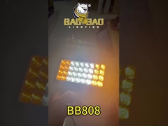36 Lâmpada de LED Alumínio 80V Branco Amarelo Luz indicador de motocicleta