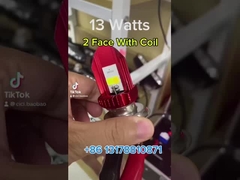 H4 Metal Branco Amarelo Dual Color 2 Face Com Bobina Motocicleta lâmpada LED