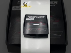 Lâmpada de carro de fibra de carbono Lâmpada traseira de barra de luz de decoração Peças do porta-bagagens Luz LED Peças de automóveis