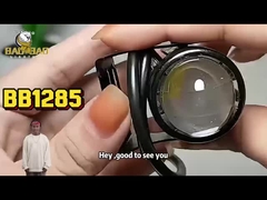 2pcs Branco Amarelo Dual Color Alumínio Mini Lâmpada de Névoa Disponível Para Motocicleta