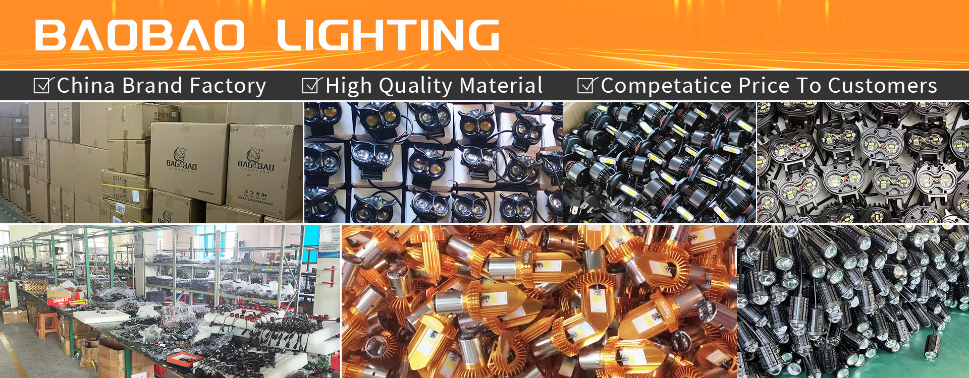 qualidade Luz LED de motocicleta fábrica