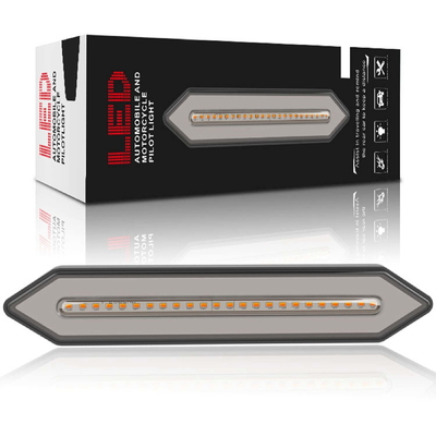 Lâmpada de piloto de cauda de LED de 24 V vermelho amarelo universal para automóvel para motocicleta