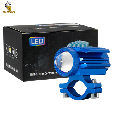 Lâmpadas LED de motocicleta com flash branco amarelo