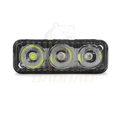 3 lâmpadas de viragem de LED 9W Flash constante Luz à prova d'água para motocicleta