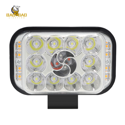 3 polegadas Flash Vermelho Azul 80V Farol de Motocicleta Projector LED Luz