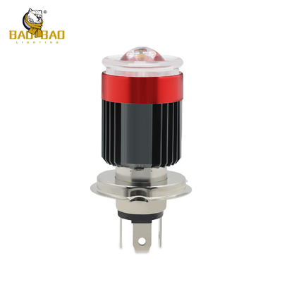 H4 BA20D Casca preta 80V Luz LED Universal para Motos