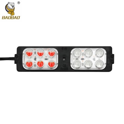 12V de plástico vermelho azul flashing luzes de luzes de luzes de luzes de luzes de luzes de luzes de luzes