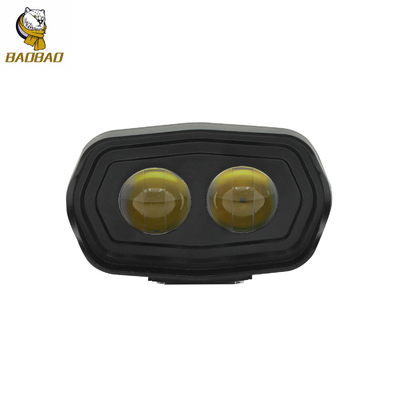 Plástico 12V Branco Amarelo Flash 2 contas Luz de nevoeiro CG125 Decorações