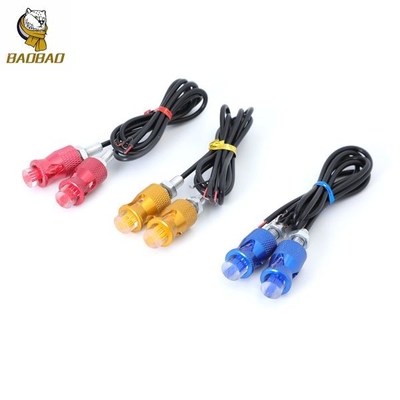 Mini Fancy Luz Vermelho Azul Amarelo Verde Alumínio HONDA Decoração de Bicicleta