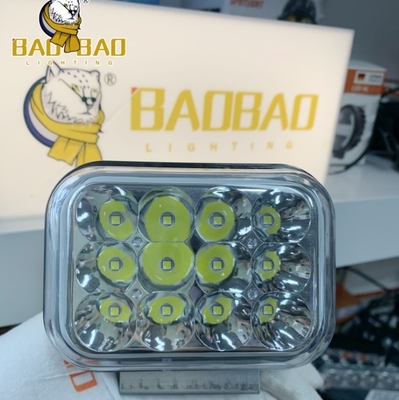 12 Led Metal Vermelho Azul Policial Flashing Luz Farol lâmpada para motocicleta