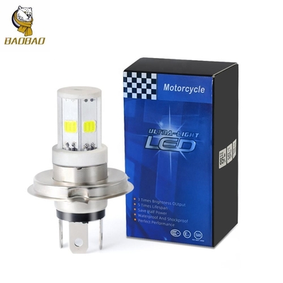 12v H4 H6 BA20D Luz de LED de cor branca para motocicleta para Honda Suzuki