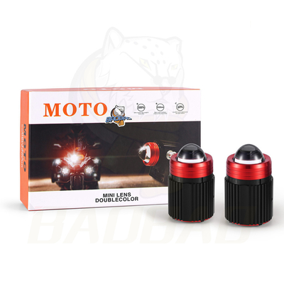 46W Metal Branco Amarelo Auxiliar de Motocicleta LED Mini Lâmpada de Neblina