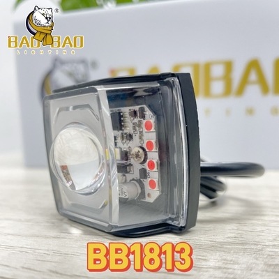 1 LED Motocicleta LED multi-color Mini Luz Lucência Spotlight de motocicleta
