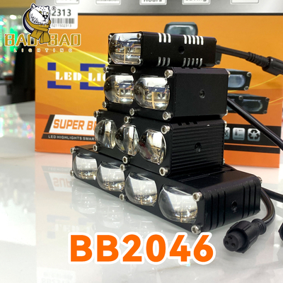 25W Branco Amarelo Dual Color Refeição Motocicleta Luz LED Lâmpadas Universal