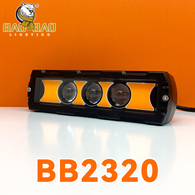 80V Multi Branco Amarelo Dual Color Metal Motocicleta Mini Driving Fog Light