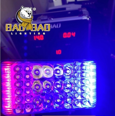 36 lâmpadas de ferro traseiro Branco Vermelho Azul Flash Polícia Luz Faróis LED Para CG Para HAOJUE